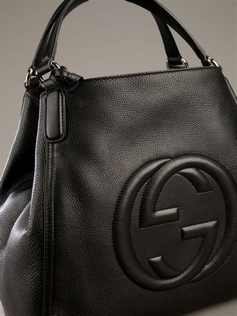 black.gucci tote|large black Gucci tote.